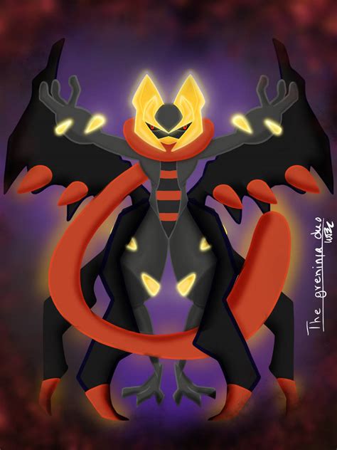 Greninja Giratina Fusion By Ytsc On Deviantart