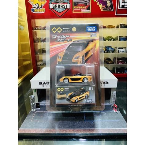 Jual Tomica Premium Unlimited Fast Furious Mazda RX 7 Veilside