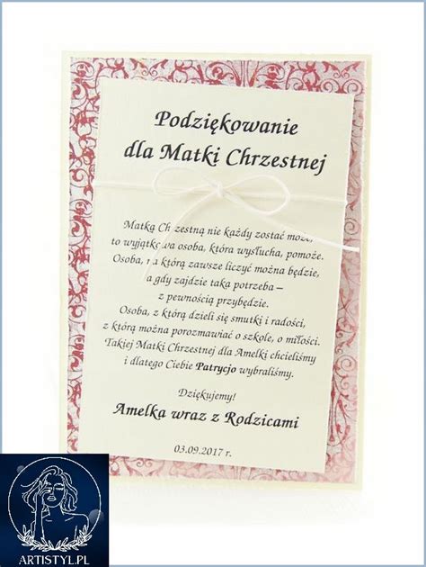 Najpi Kniejsze Zyczenia Dla Matki Chrzestnej Lipiec Artistyl Pl