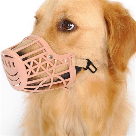 Pet Dog Muzzle Safety For Pet Dog Mask Bark Dogs Muzzle Mesh Breathable