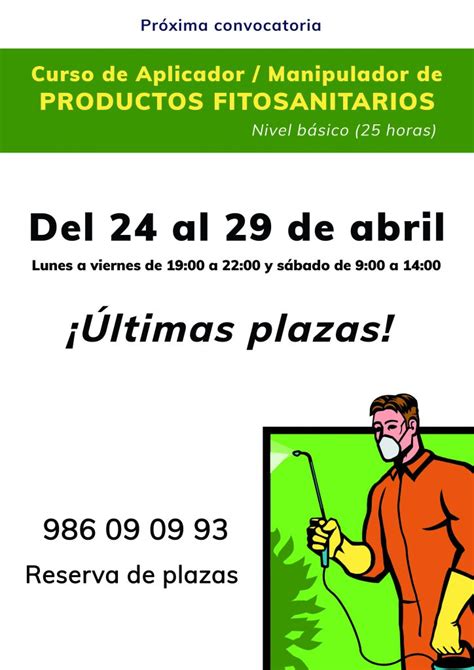 Curso De Aplicador De Productos Fitosanitarios En Pontevedra Grupo Aselp