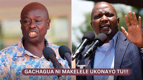 Live Point Plans Of Moses Kuria That Leaves Dp Gachagua Speechless