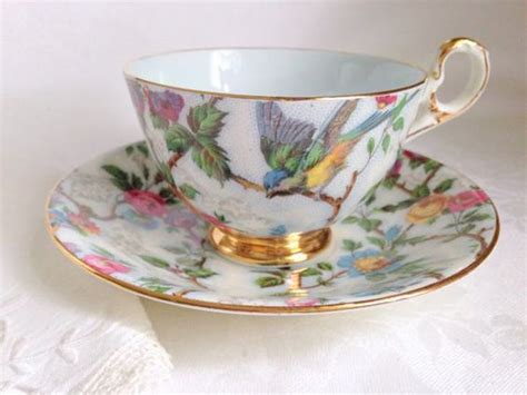 Bluebird Tea Cup Old Royal Bone China Tea Set Bird Tea Cups