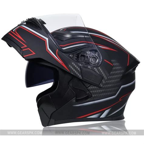 Jiekai Jk A Imitation Flip Up Dot Certified Helmet Matt