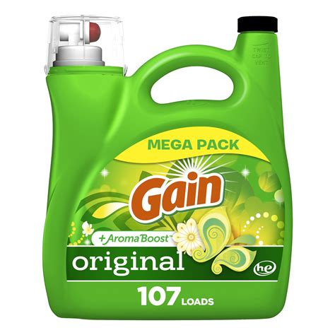 Gain Original Scent Liquid Laundry Detergent 107 Loads 154 Fl Oz For