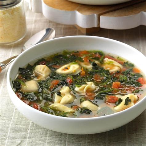 Garlic Tortellini Soup Recipe Taste Of Home