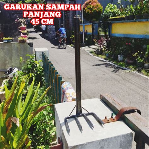 Jual Garukan Sampah Full Besi Garukan Kebun Daun Daun Kering Panjang