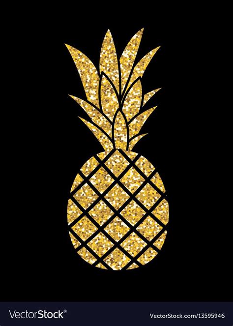 Gold Pineapple Wallpapers Wallpaper Cave