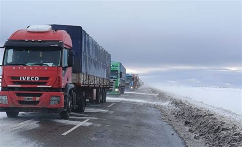 Volvieron A Cortar La Ruta 3 Entre Trelew Y Comodoro Por La Nieve Un