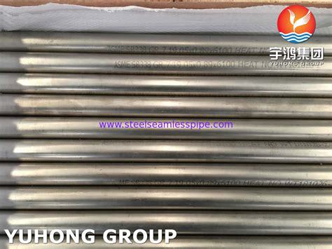 ASTM B338 Grade 7 UNS R52400 Seamless Titanium Alloy Tube Heat