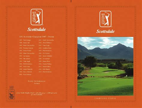 TPC Scottsdale Champions Course Scorecard by TPCNetwork - Issuu