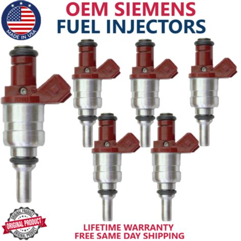 GENUINE SIEMENS 6pc FUEL INJECTORS FOR 2003 2005 BMW Z4 2 5L 3 0L V6