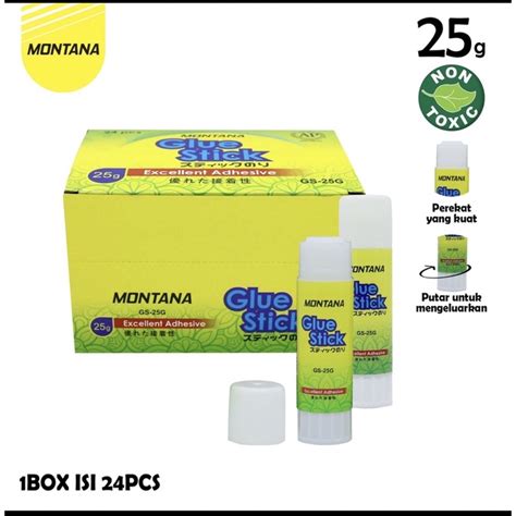 Jual Lem Stik Besar Montana Gram Glue Stick Besar Murah Shopee