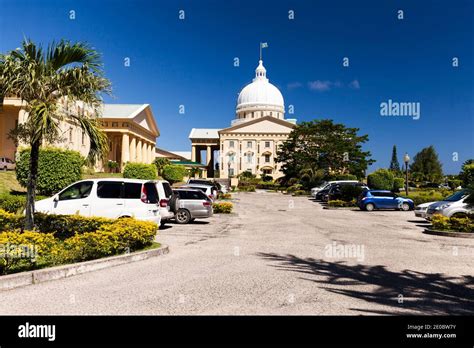 Main Building Of Palau National Capital Ngerulmud Melekeok Island Of