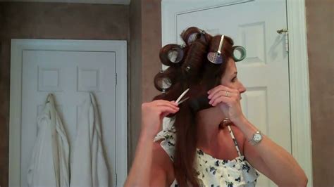 Using Velcro Rollers To Get Volume In Your Hair Youtube