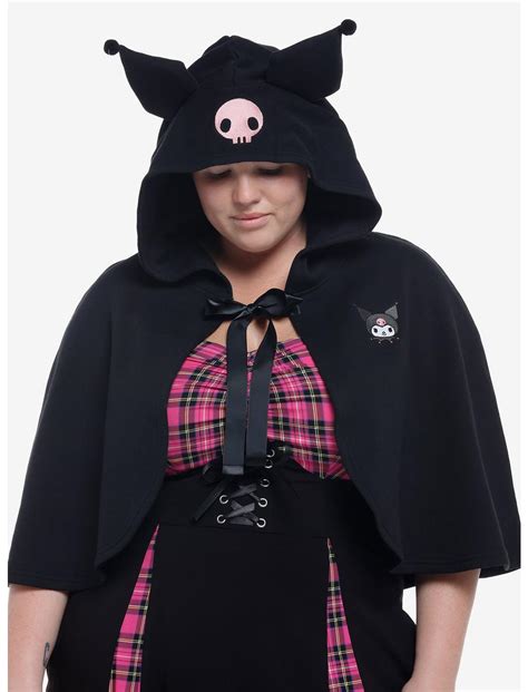 Kuromi Figural Ears Girls Capelet Plus Size Hot Topic