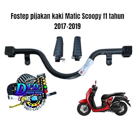 Jual Dudukan Footstep Step Postep Pijakan Kaki Depan Matic Scoopy F