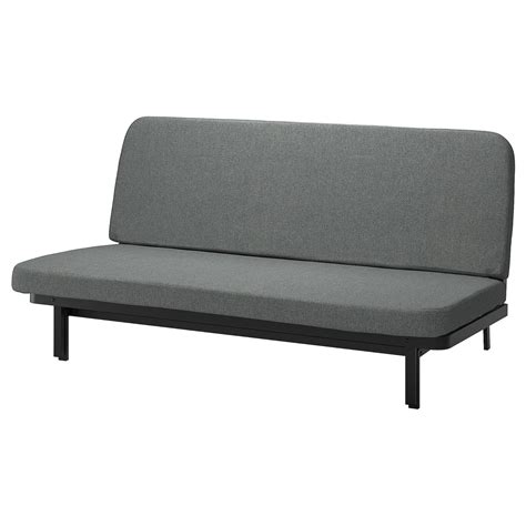 NYHAMN sleeper sofa, with pocket spring mattress/Skartofta black/light ...