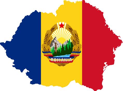 Map Flag Of A Socialist Republic Of Greater Romania Rgensoviet