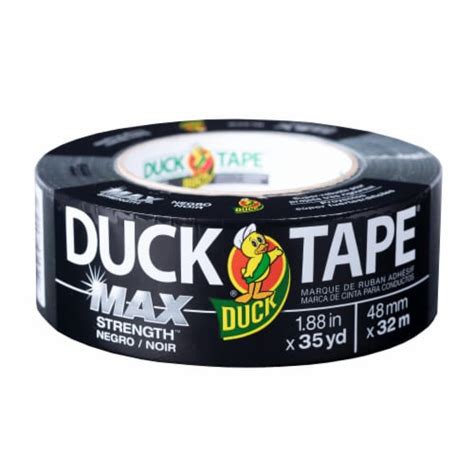 Duck Tape® Max Strength™ Duct Tape Black 188 In X 35 Yd King Soopers