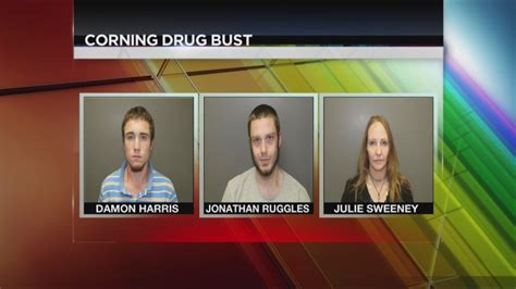 Major Drug Bust Leaves 3 Corning Residents Facing Charges