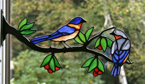 Stained Glass Birds By Chippaway Art Glass Stained Glass Birds