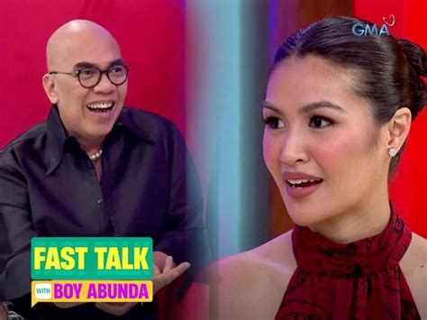 Fast Talk With Boy Abunda Winwyn Marquez Talks About Her Past