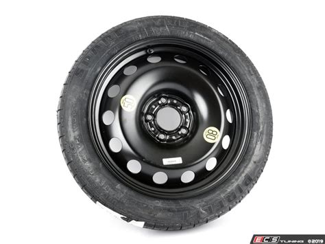 Assembled By Ecs 36116796147kt 18 Emergency Spare Wheel Tire Set