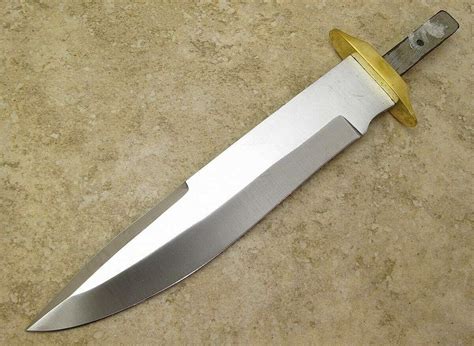 Knife Making 8 Blade 12 Overall Large Bowie Blade Blank Hidden Tang