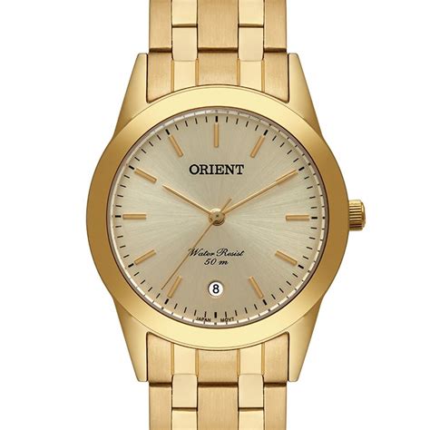 Relogio Orient Feminino Dourado Original Medio Mgss1179 C1kx No Shoptime