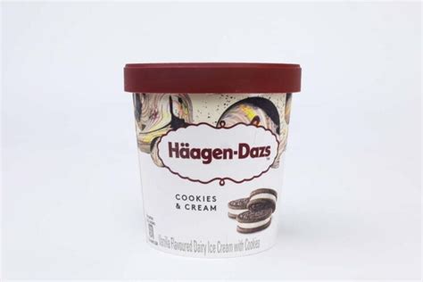 Haagen Dazs Cookies Cream Ice Cream Greenspoon