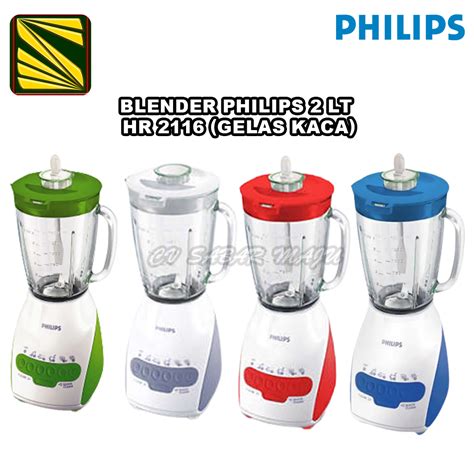 Jual Philips Blender Kaca HR 2116 HR2116 KACA 2 LITER GARANSI RESMI