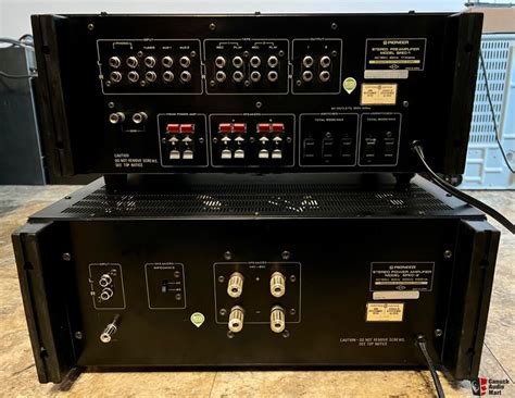 Refurbished 1976 Pioneer Spec 1 Pre Amp Spec 2 Power Amplifier Photo