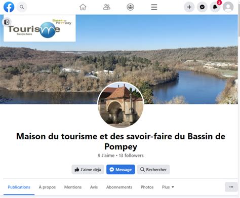 Ouverture De La Page Facebook De La Maison Du Tourisme Et Des Savoir