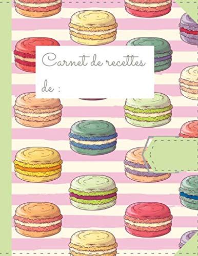 Mon Carnet De Recettes Grand Format Fiches De Recettes A