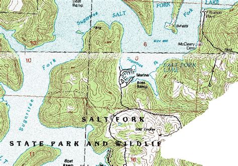 Salt Fork State Park Map Maps For You