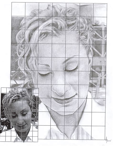 Grid Portrait by Wicked--Wonderland on deviantART | Portrait drawing ...