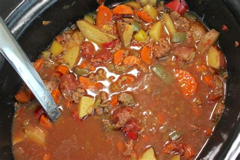 Slow Cooker Hamburger Soup Recipe - Mr. B Cooks