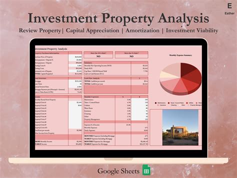 Investment Property Analysis Spreadsheet Template for Google Sheets for