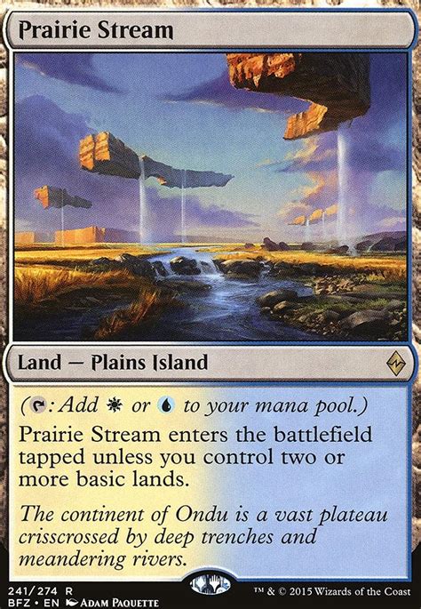 Prairie Stream Battle For Zendikar Modern Card Kingdom