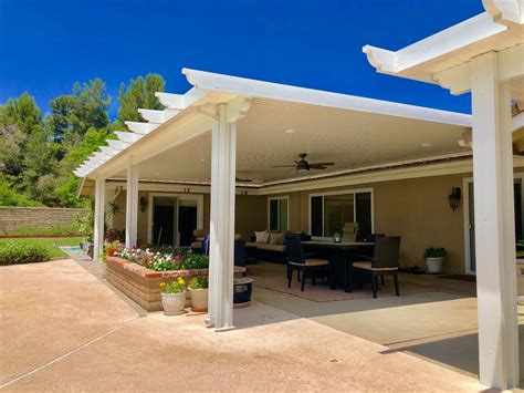 Solid Alumawood Patio Cover Estilo Craftsman Patio Orange County