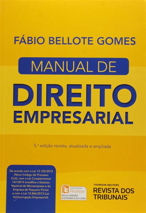 Manual de Direito Empresarial PDF Fábio Bellote Gomes