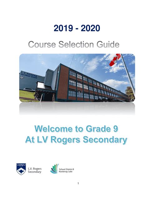 Fillable Online Lvr Sd8 Bc LVR Grade 9 Course Selection Guide Book LV