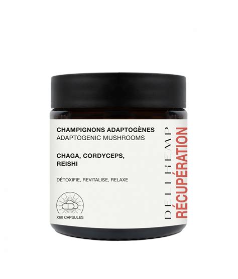 Capsules Champignons Récuperation Sportive 27€ La Cure Dun Mois