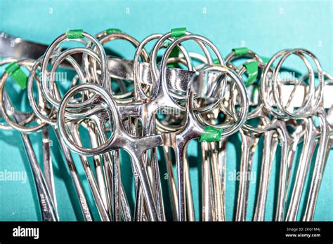 Prepare For Surgical Instruments During Operationscissors Forceps And