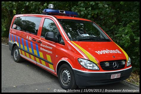 Brandweer Antwerpen Commandowagen 90 Commandowagen Merce Flickr