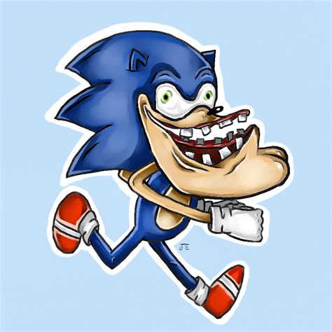 Sanic by Jorgle on DeviantArt