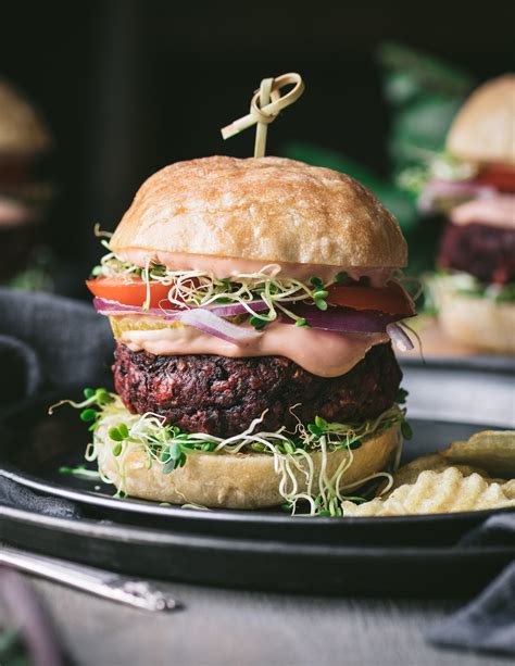 Smoky Black Bean Beet Burgers With Walnuts Vegan And Gluten Free — Vegetafull By Carol