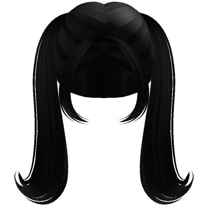 Swirly Curly Fairytale Pigtails Black Roblox Item Rolimon S