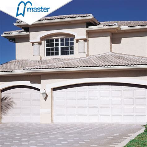 China White Standard Iron Electrical Garag Door 14x14 Garage Doors With Man Door China Garage